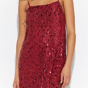 Free people mini slip dress